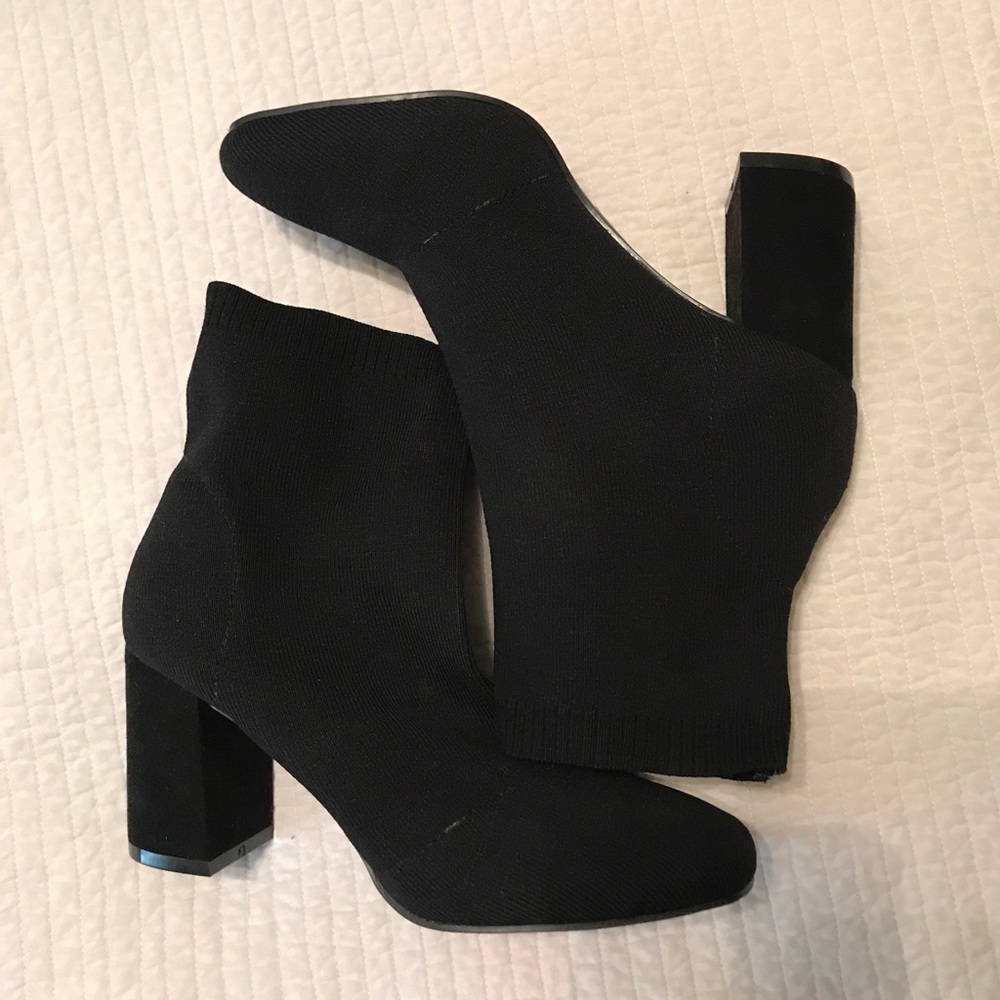 High heel ankle booties